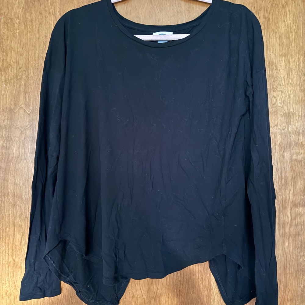 Old Navy Black Long Sleeve Women's Top